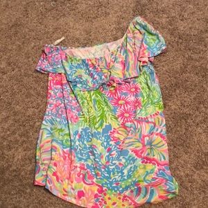 One shoulder Lilly Pulitzer Top